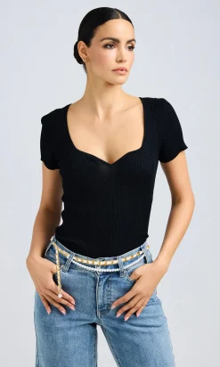 Outlet - Stefanio Sweater - Black Sweaters & Knits
