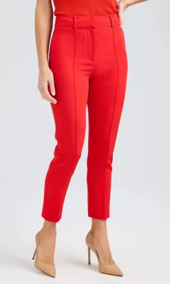 Outlet - Tula Crepe Pants - Flame Pants