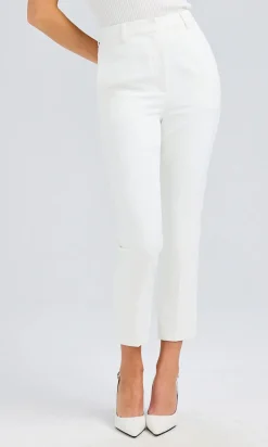 Best - Tula Crepe Pants - White Pants