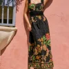 New - Pahi Long Dress - Black Off White Dresses | Long Dresses
