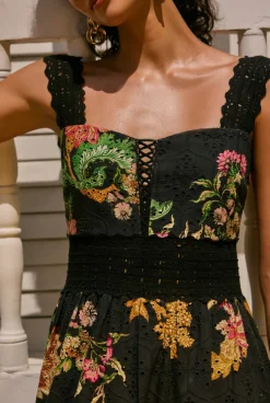 New - Pahi Long Dress - Black Off White Dresses | Long Dresses