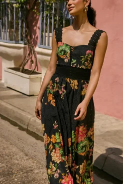 New - Pahi Long Dress - Black Off White Dresses | Long Dresses