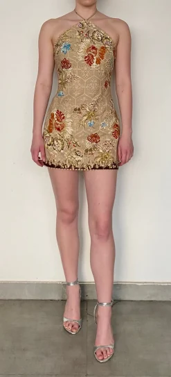 Discount - Short Dress - Brown Mix Mini Dresses | Dresses