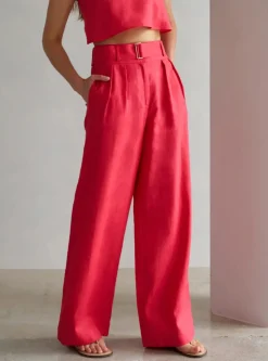 Discount - Alina Pant - Bright Red Pants
