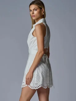 Online - Domino Dress - White Mini Dresses | Dresses