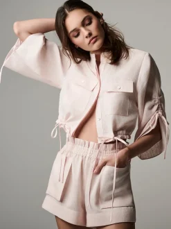 Hot - Eva Top - Rose Quartz Shorts