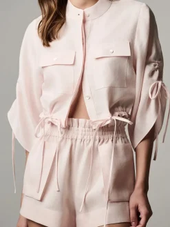 Hot - Eva Top - Rose Quartz Shorts