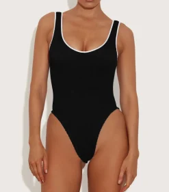 Hot - Faye Swim - Black/White One Piece