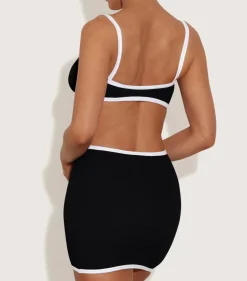 Sale - Swimskirt Bottom - Black/White Coverups