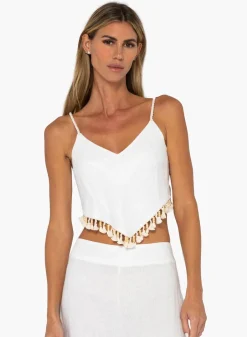 Fashion - Bodhi Top - Ecru Crop Tops