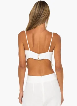 Fashion - Bodhi Top - Ecru Crop Tops