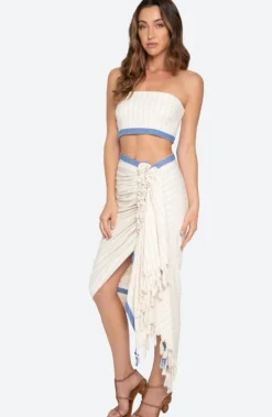 Fashion - Cairo Tulum Skirt - Royal Oatmeal Long Skirts
