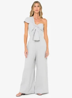 Outlet - Eden Jumpsuit - Silver Pants Jumpsuits