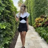 Discount - Lumi Skirt - Black Mini Skirts