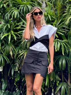 Discount - Lumi Skirt - Black Mini Skirts