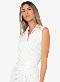Sale - Lydia Dress 2.0 - Black Stripe Dresses | Long Dresses