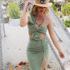 New - Mallorca Skirt - Eucalyptus Exclusive Long Skirts