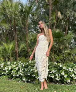 Best - Monica Dress - Natural Dresses | Midi
