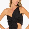 Sale - Orchid Top - Black Crop Tops
