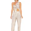 Fashion - Orchid Top - Gold Crop Tops