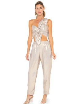 Fashion - Orchid Top - Gold Crop Tops