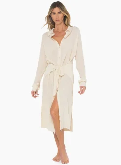 Hot - Pamela Dress - Vanilla Dresses | Midi
