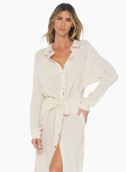 Hot - Pamela Dress - Vanilla Dresses | Midi