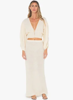 Outlet - Pele Skirt - Vanilla Long Skirts