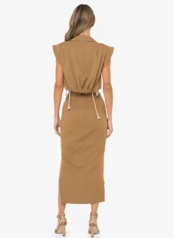 Hot - Reese Skirt - Caramel Long Skirts