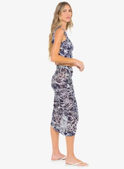 Best - Scorpio Skirt - Navy/White Floral Long Skirts