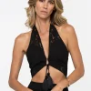 Clearance - Stevie Top - Black Crop Tops