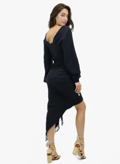 Fashion - Tulum Skirt - Black Solid Coverups | Long Skirts