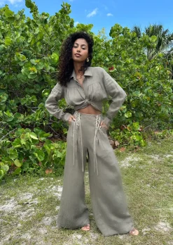 Sale Jessie X - PachaMama Pant - Vineyard Green Pants