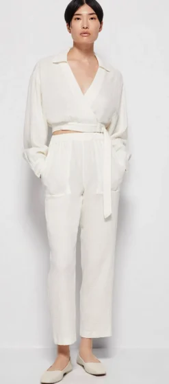 Sale Jonathan - Averie Coverup Pants - Ivory Pants