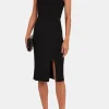 Best Jonathan - Deep Rib Wrap Skirt - Black Long Skirts