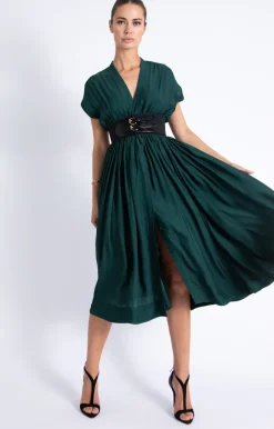 Fashion - Briar Midi Dress - Green Dresses | Midi