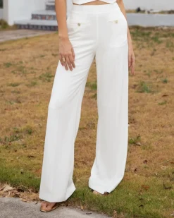 Sale - Remi Trouser - White Pants