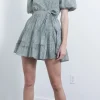 Sale - Royal Print Mini Dress - Powder Wiggley Mini Dresses | Dresses