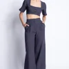 Clearance - Soll Linen Pants - Navy Pants