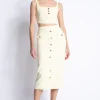 Best - Sunny Midi Skirt Top - Yellow Long Skirts