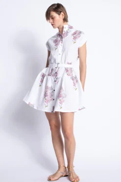 Outlet - Zelie Print Mini Dress - Multi Floral Mini Dresses | Dresses