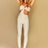 Best - Nina Catsuit - White Pants Jumpsuits