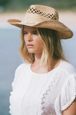 Discount - Seashells Cowboy - Natural Hats