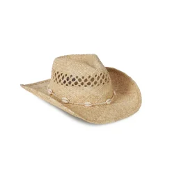 Discount - Seashells Cowboy - Natural Hats