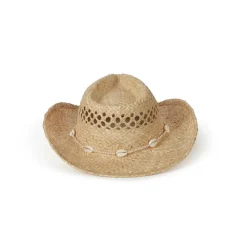Discount - Seashells Cowboy - Natural Hats