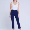 Best L’agence - Alexia H/R Crop Cigarette - Midnight Straight | High-Rise