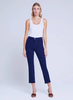 Best L’agence - Alexia H/R Crop Cigarette - Midnight Straight | High-Rise