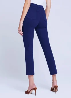 Best L’agence - Alexia H/R Crop Cigarette - Midnight Straight | High-Rise