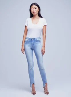 New L’agence - Bowen H/R Skinny Des - Lasso Denim | All Denim