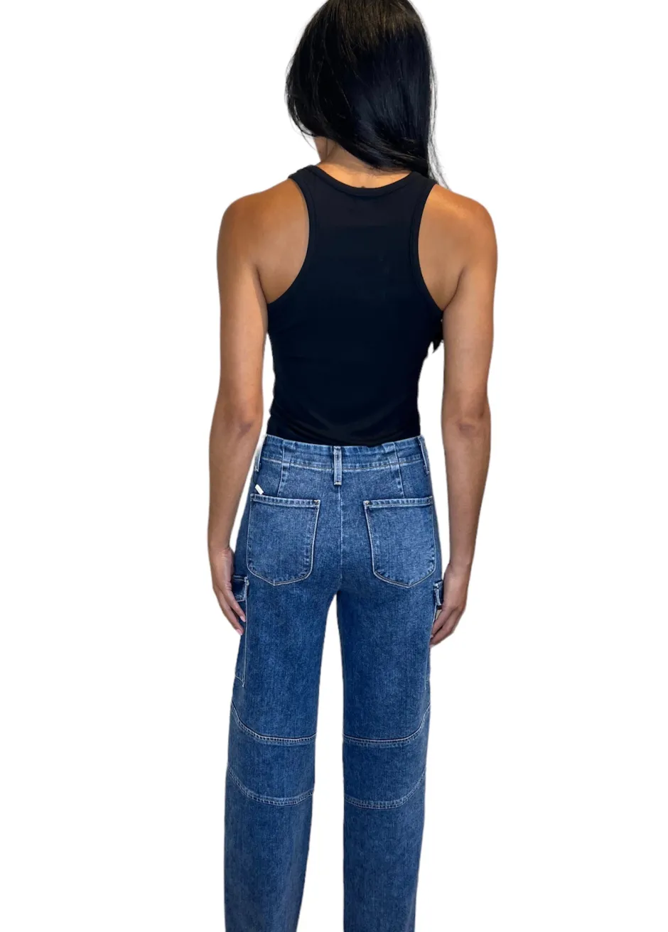 Sale L’agence - Brooklyn High Rise Utility Wide Leg - Katella Straight | High-Rise
